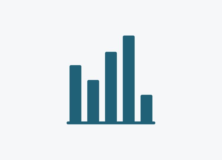 statistics recall icon