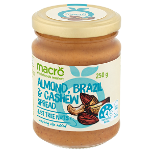 Woolworths Macro almond brazil and cashew spread